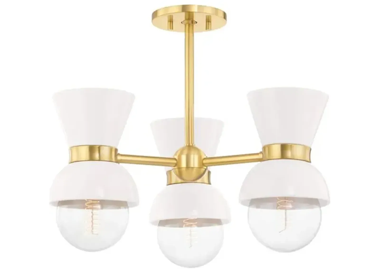 Soren Semi Flush Mount - Ivory