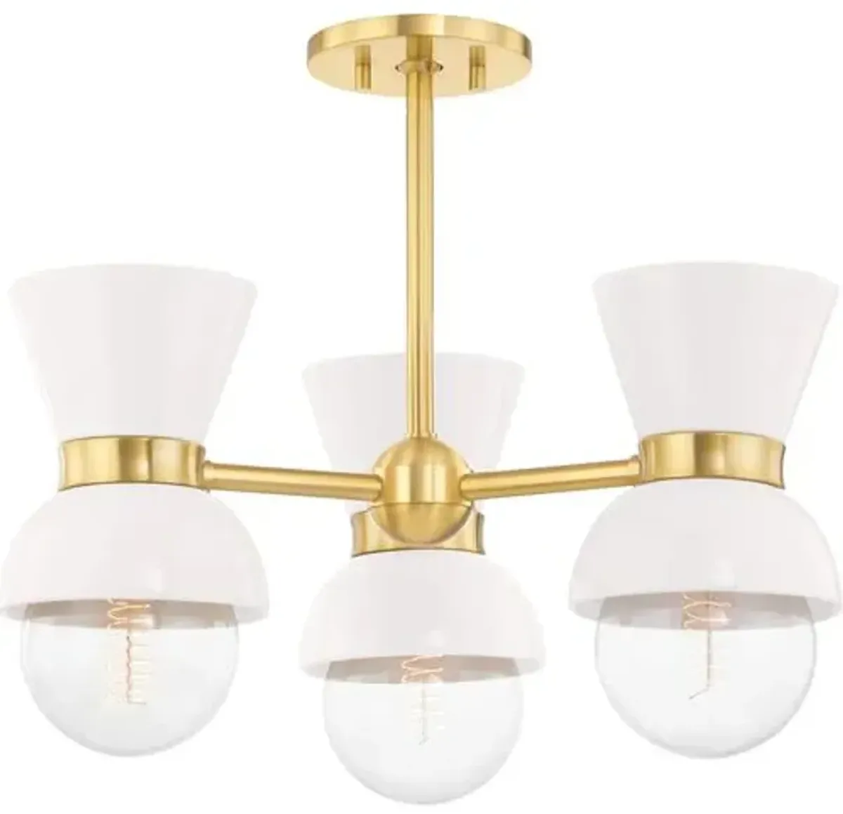 Soren Semi Flush Mount - Ivory