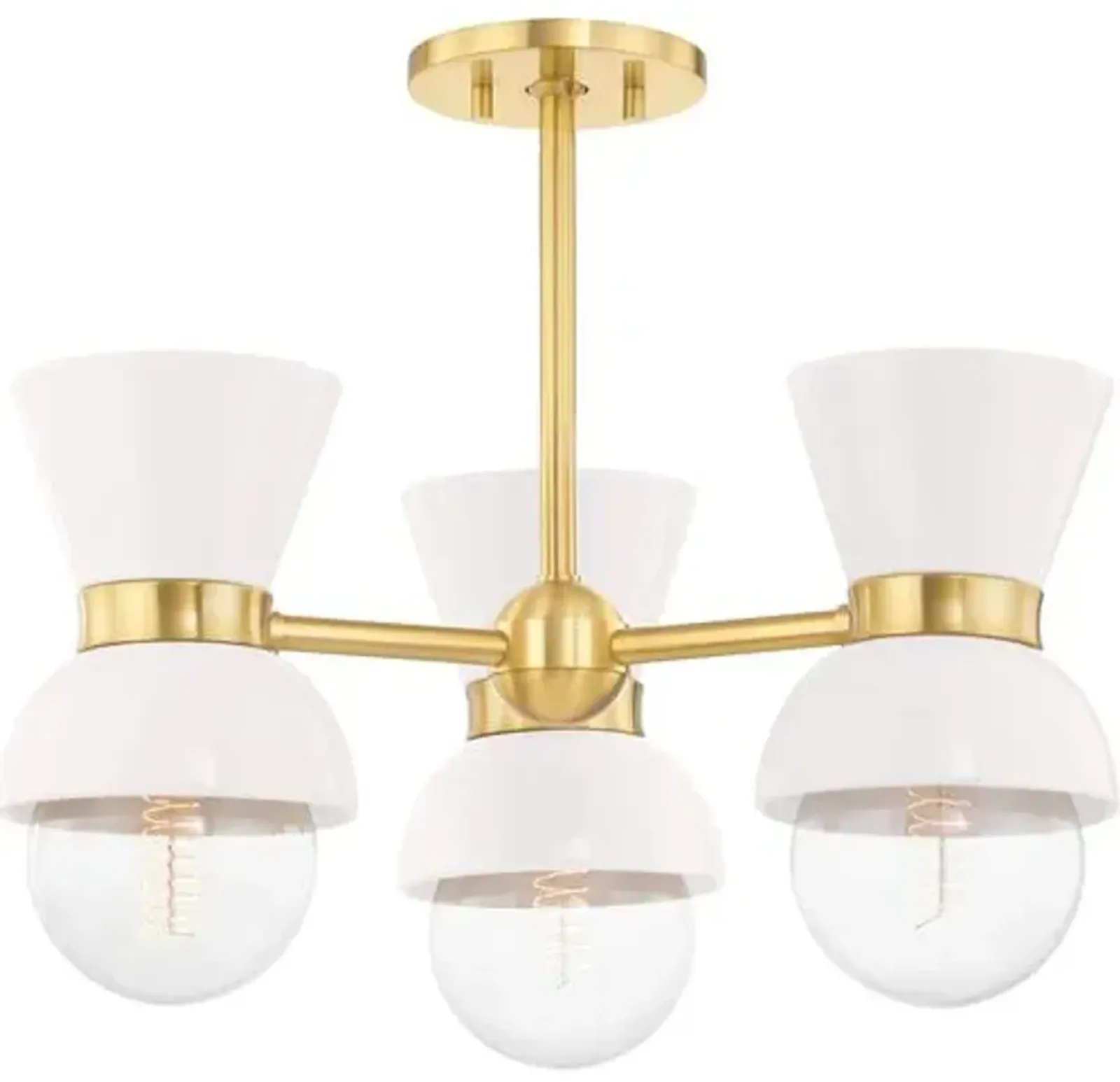 Soren Semi Flush Mount - Ivory