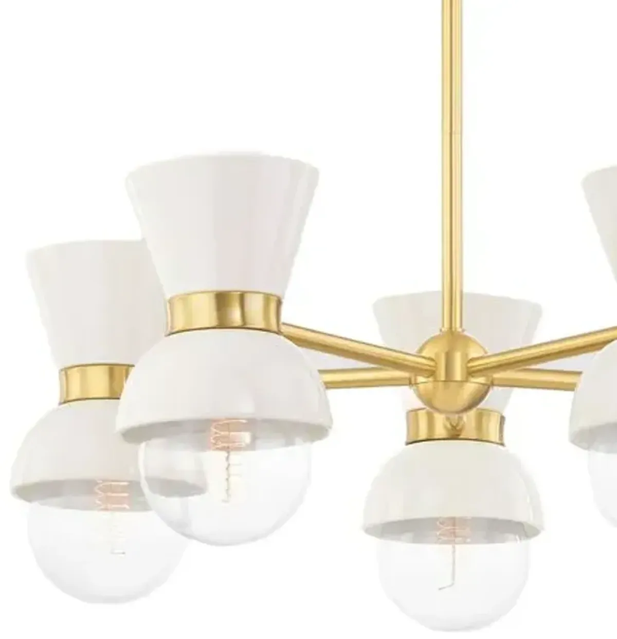 Soren 5-Light Chandelier - Ivory