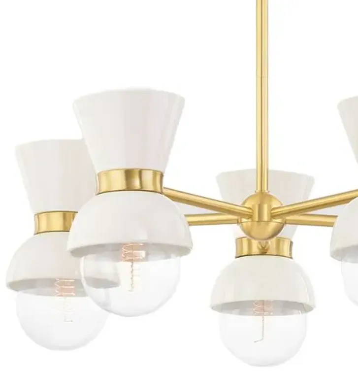 Soren 5-Light Chandelier - Ivory