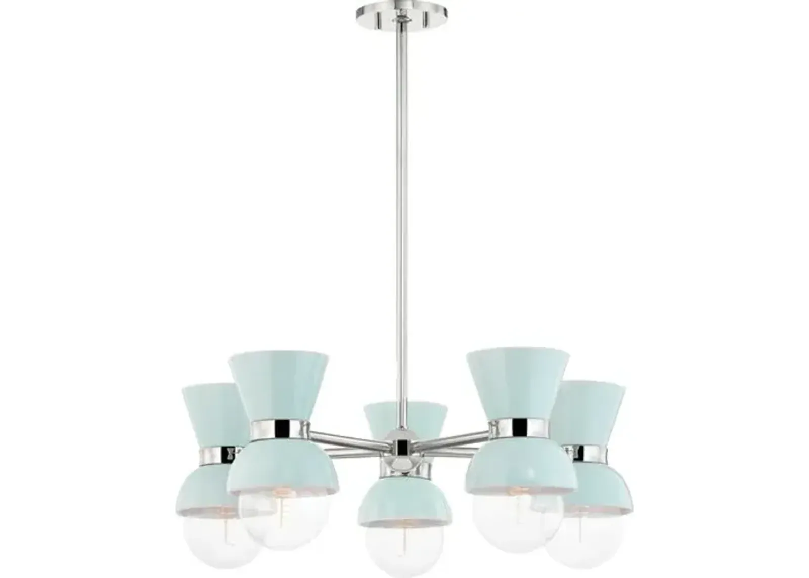 Soren 5-Light Chandelier - Blue