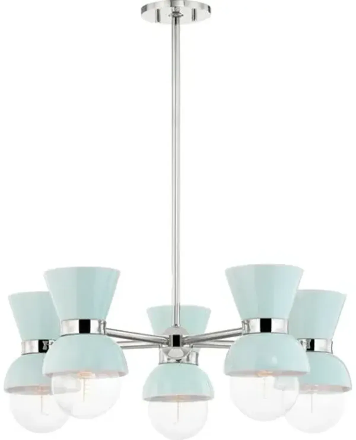 Soren 5-Light Chandelier - Blue