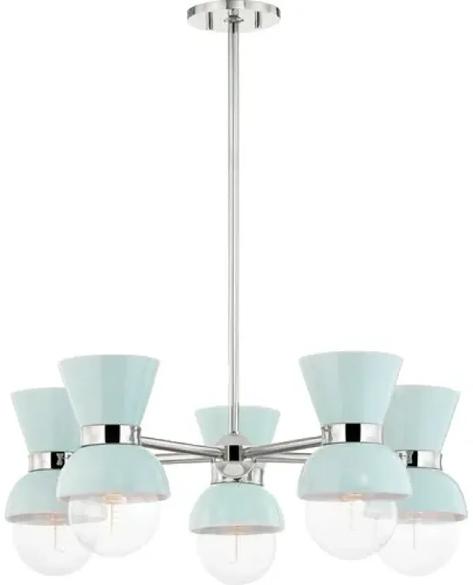 Soren 5-Light Chandelier - Blue