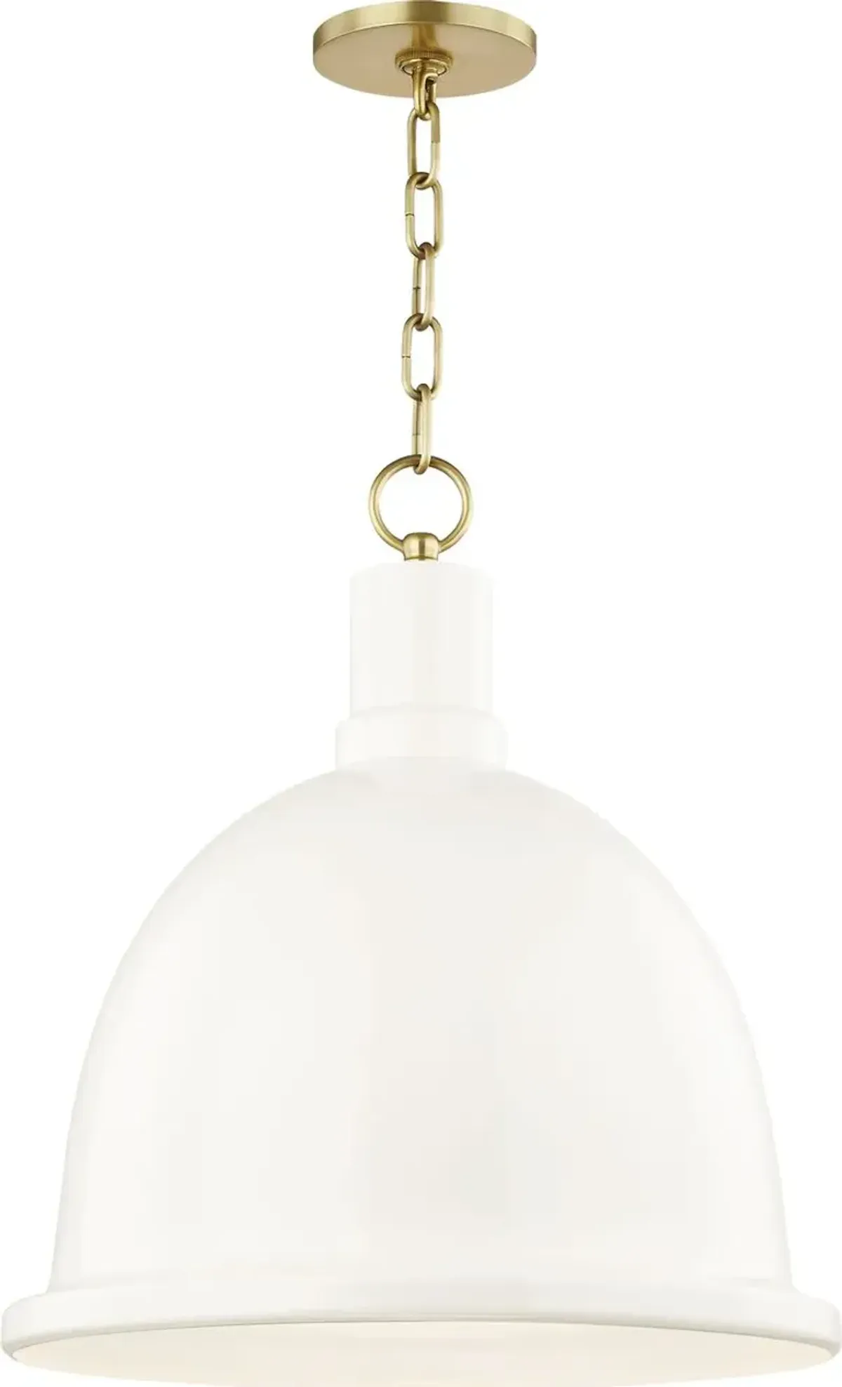 Zadie Ceramic Shade Pendant - Ivory