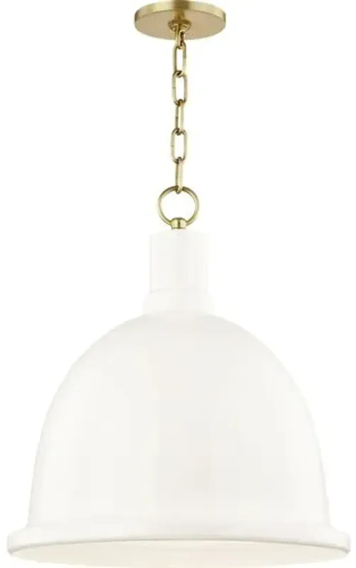 Zadie Ceramic Shade Pendant - Ivory