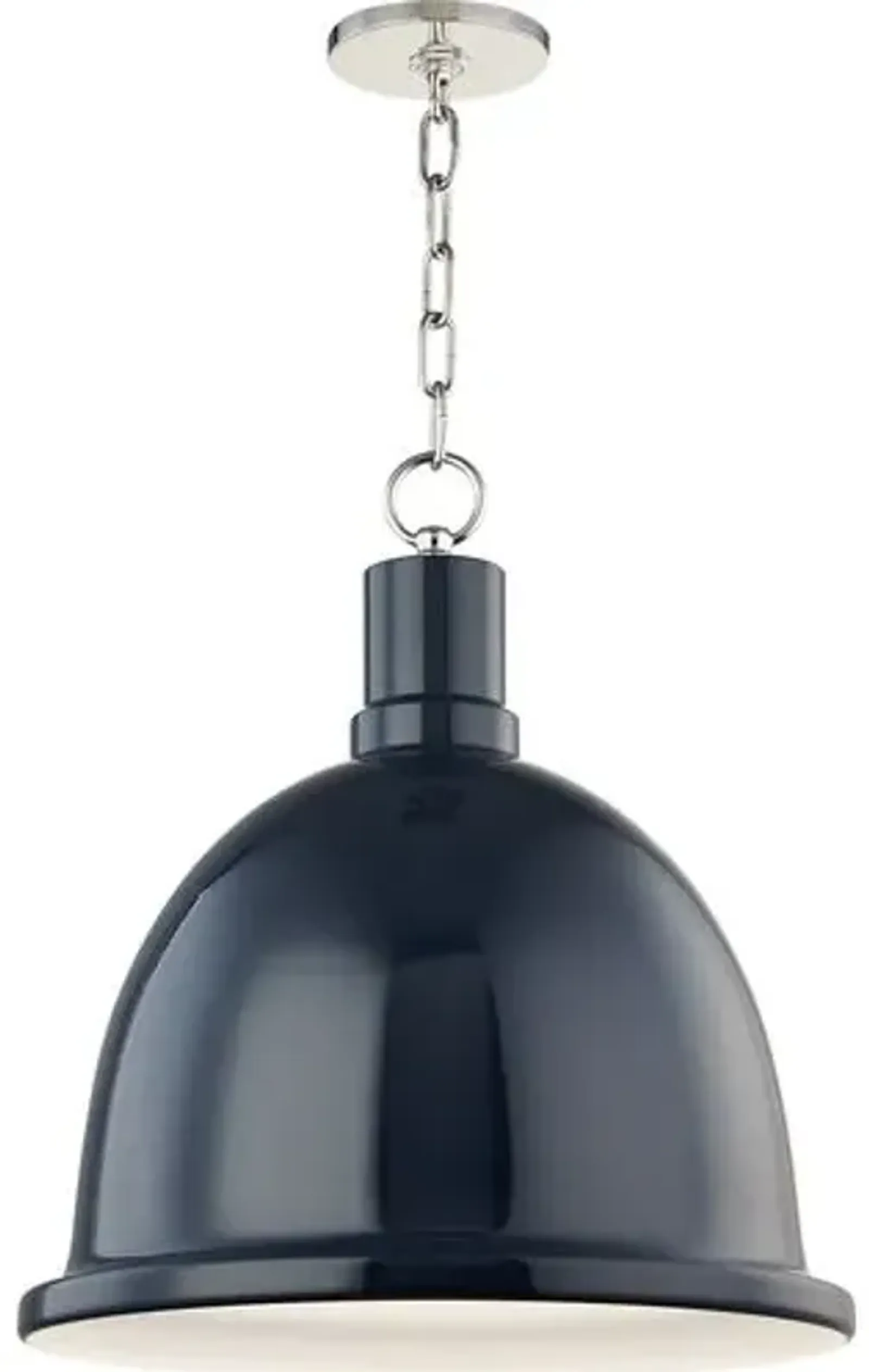 Zadie Ceramic Shade Pendant - Blue