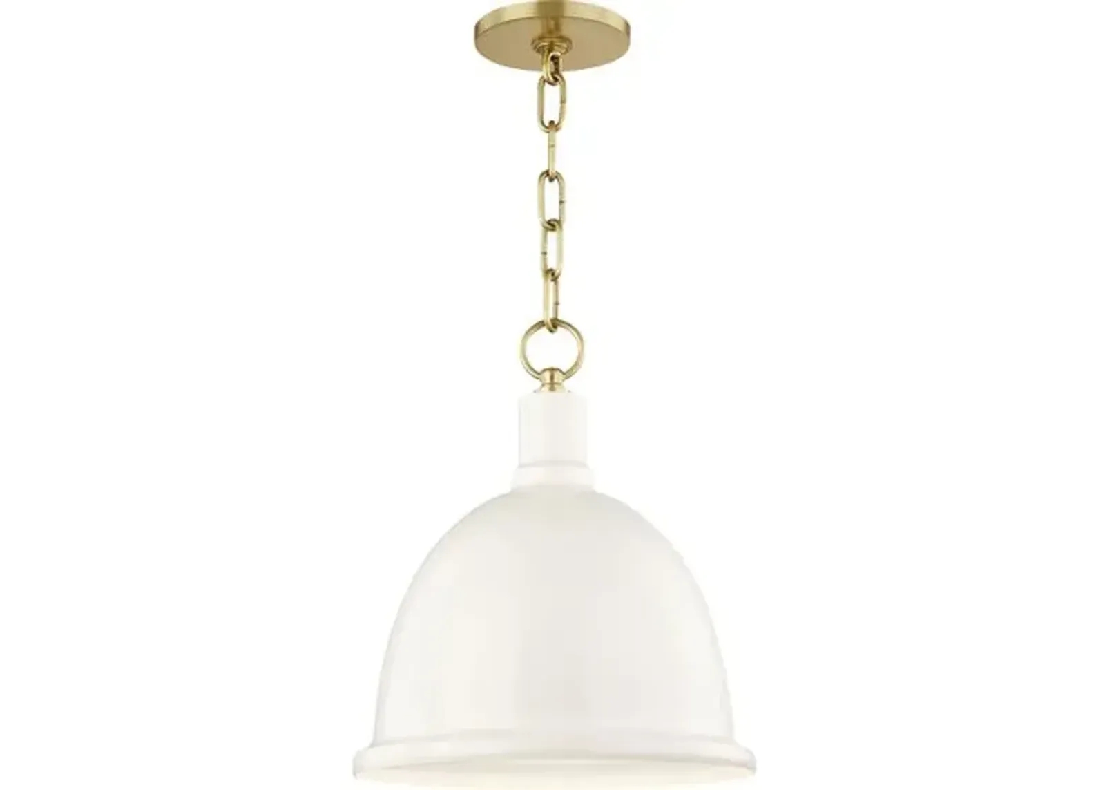 Zadie Ceramic Shade Pendant - Ivory