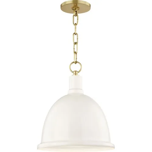 Zadie Ceramic Shade Pendant - Ivory