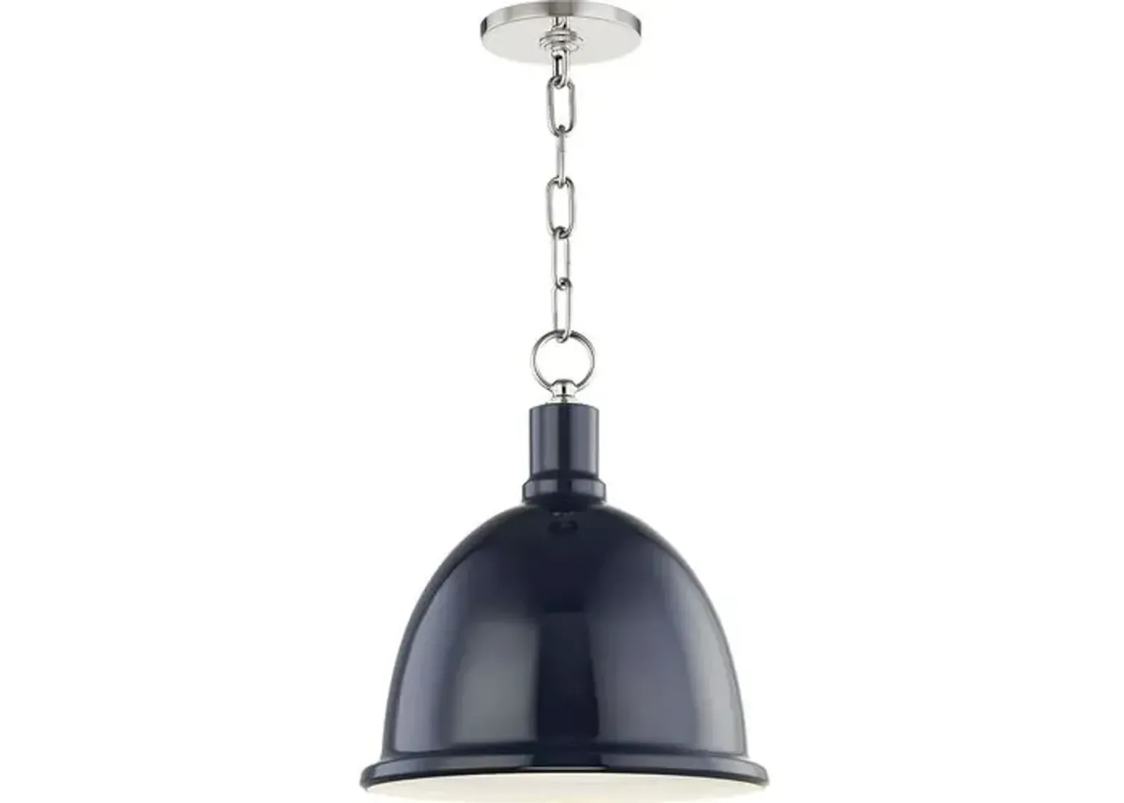 Zadie Ceramic Shade Pendant - Blue