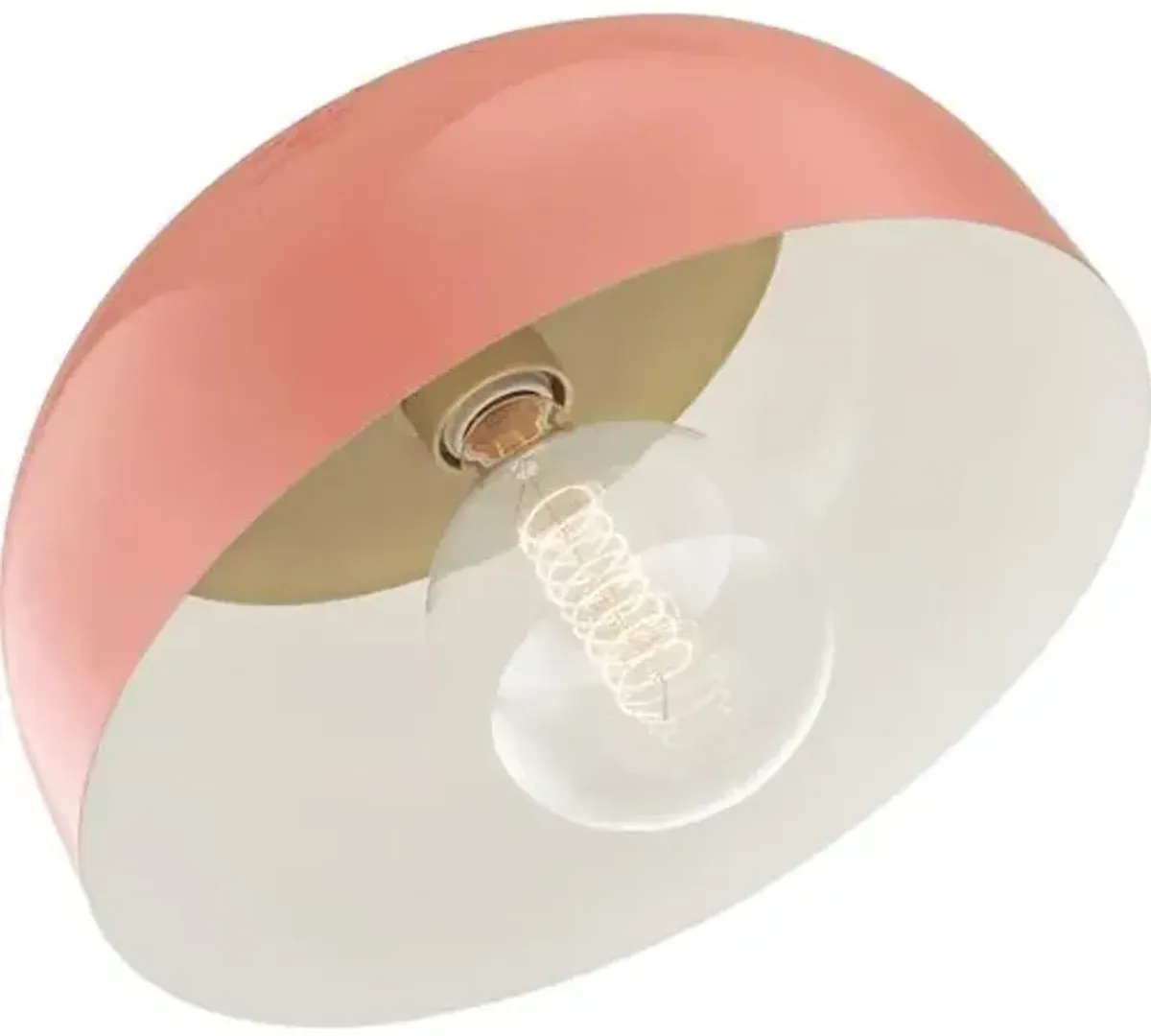 Odette Large Flush Mount - Pink