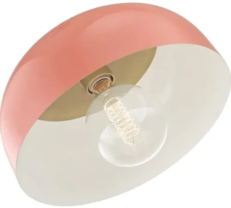 Odette Large Flush Mount - Pink