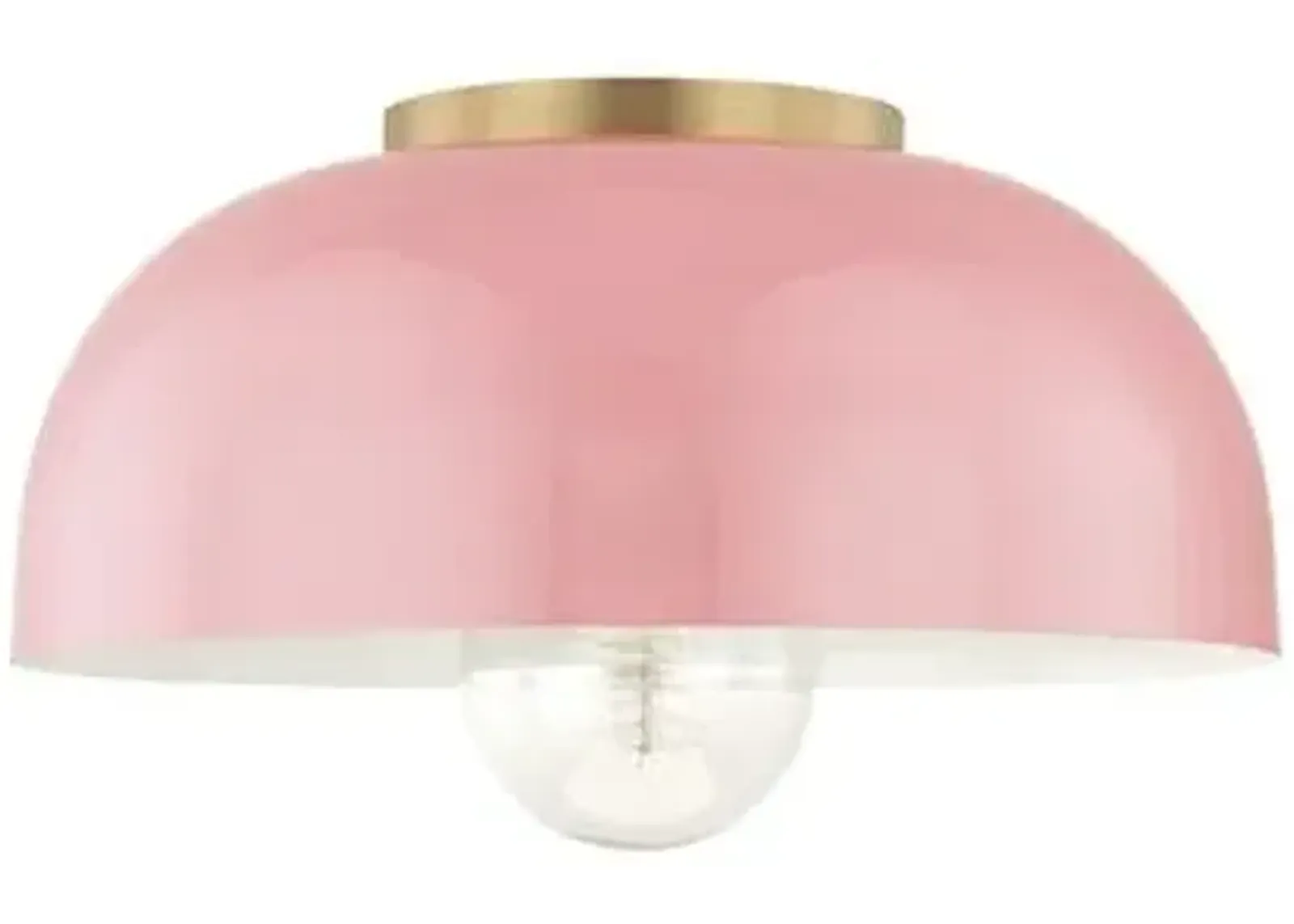 Odette Large Flush Mount - Pink