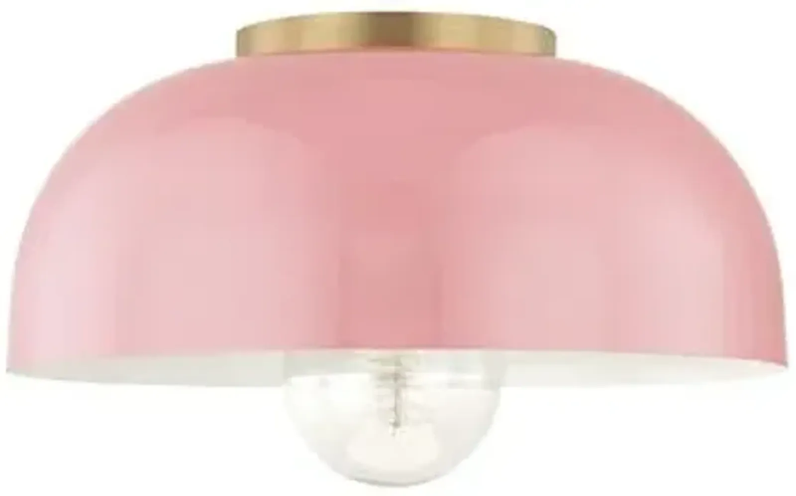 Odette Large Flush Mount - Pink