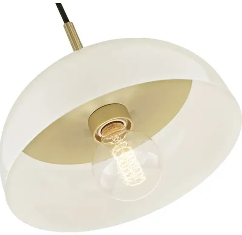 Odette Large Flush Mount - Ivory