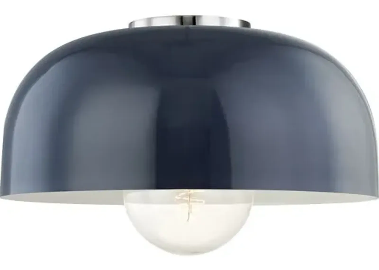 Odette Large Flush Mount - Blue