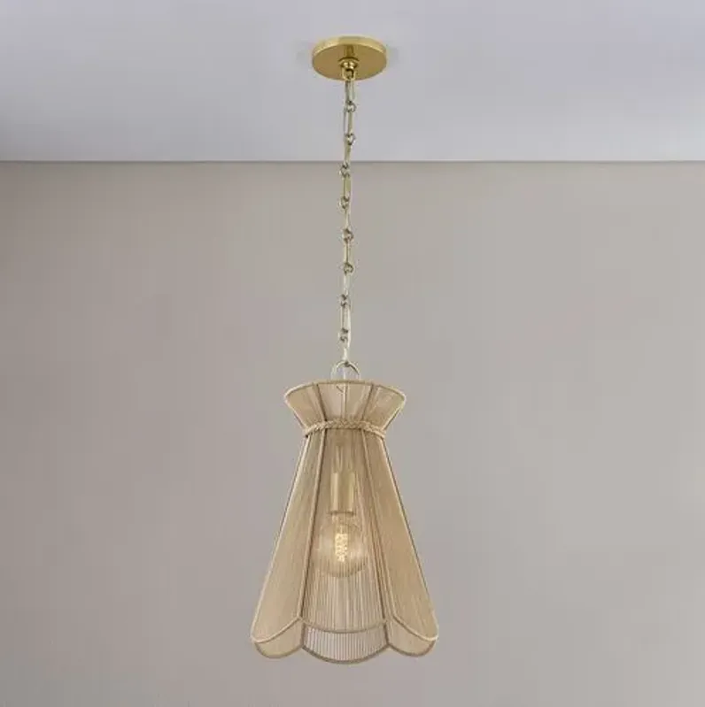 Roscoe Pendant - Natural - Beige