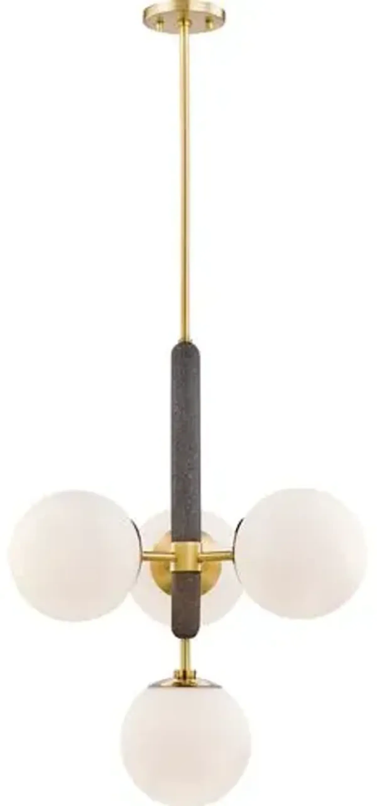 Pascal Globe 4-Light Chandelier - Gold