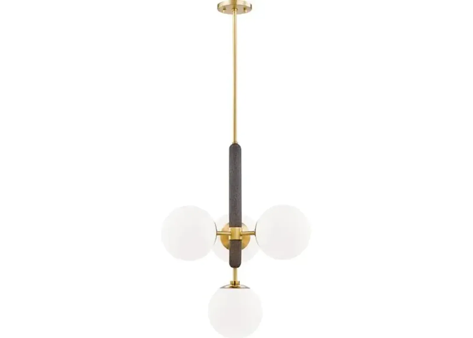 Pascal Globe 4-Light Chandelier - Gold