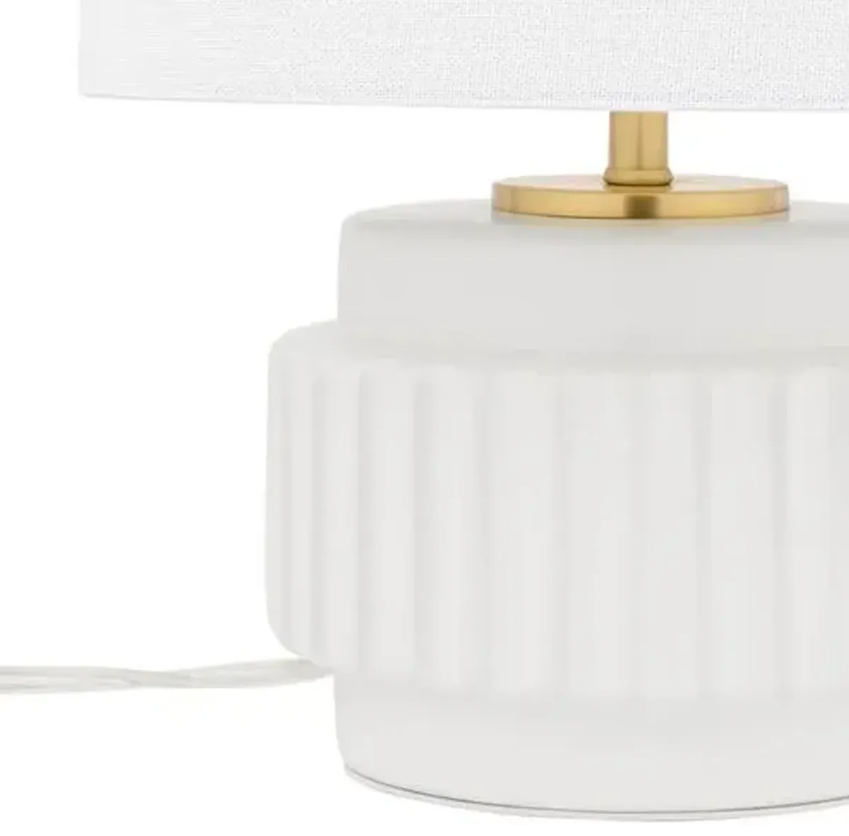 Effie Mini Table Lamp - White