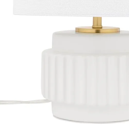 Effie Mini Table Lamp - White