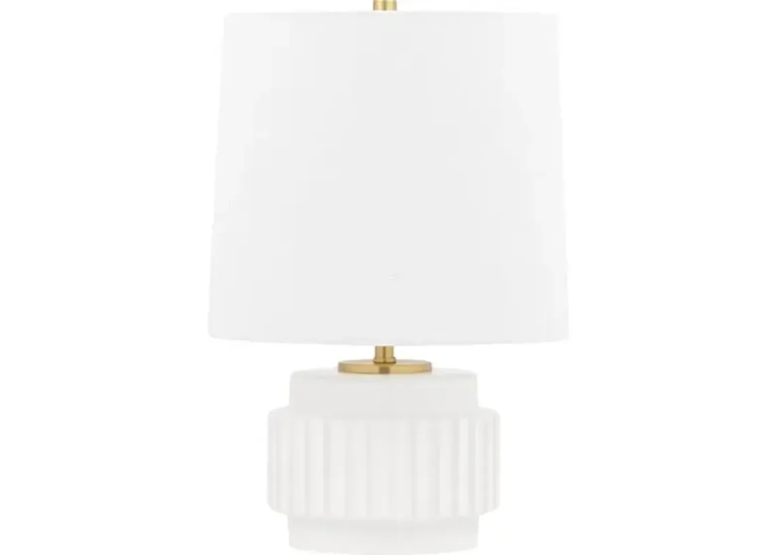 Effie Mini Table Lamp - White