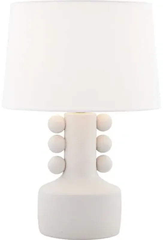 Ranyah Table Lamp - Ivory Speck