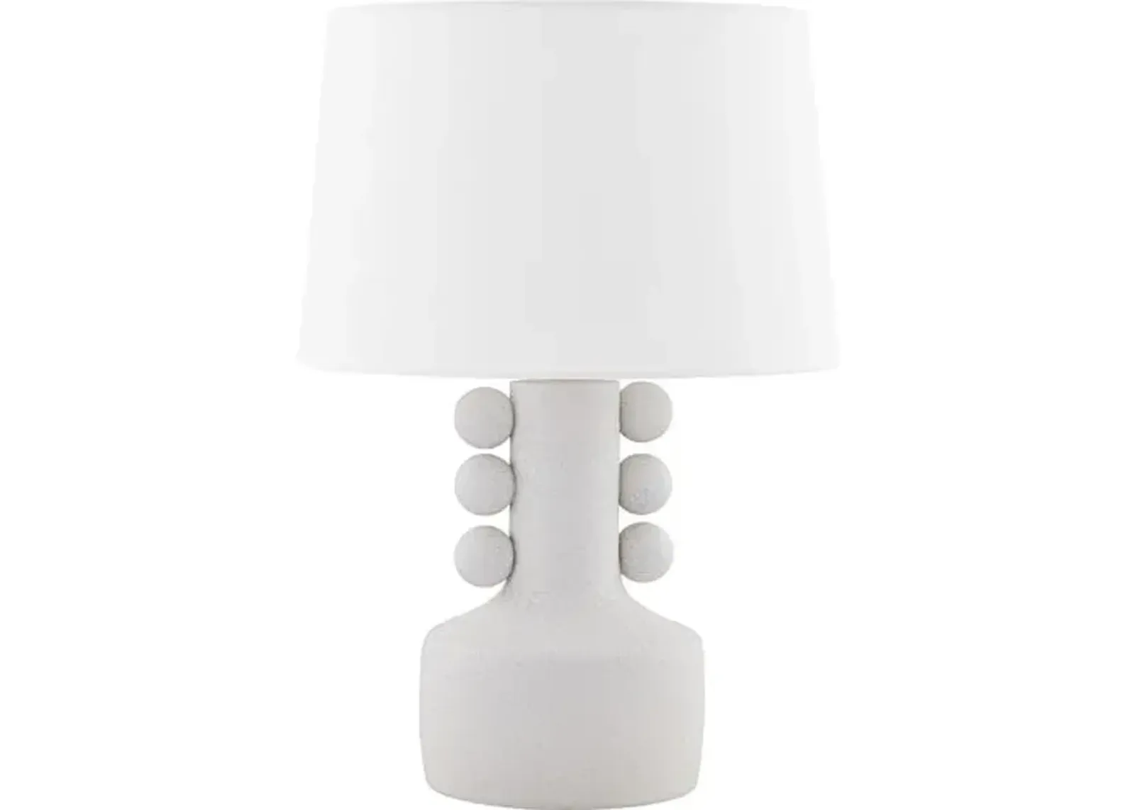 Ranyah Table Lamp - Ivory Speck