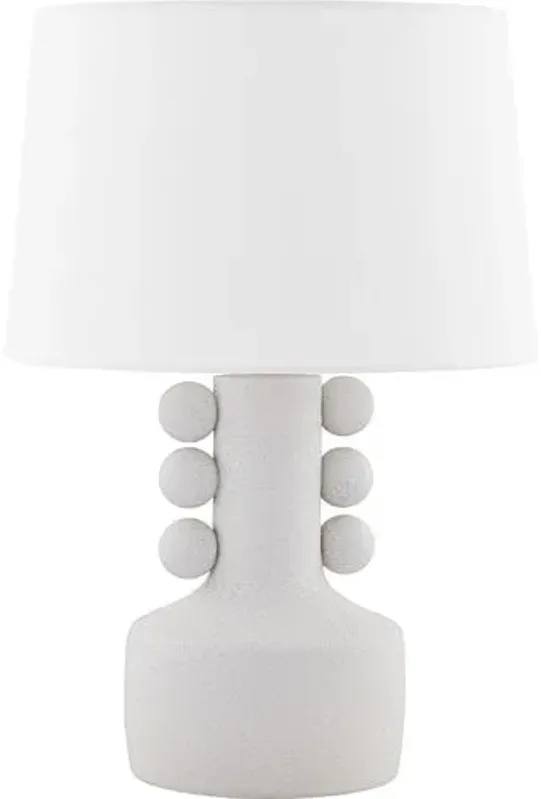 Ranyah Table Lamp - Ivory Speck