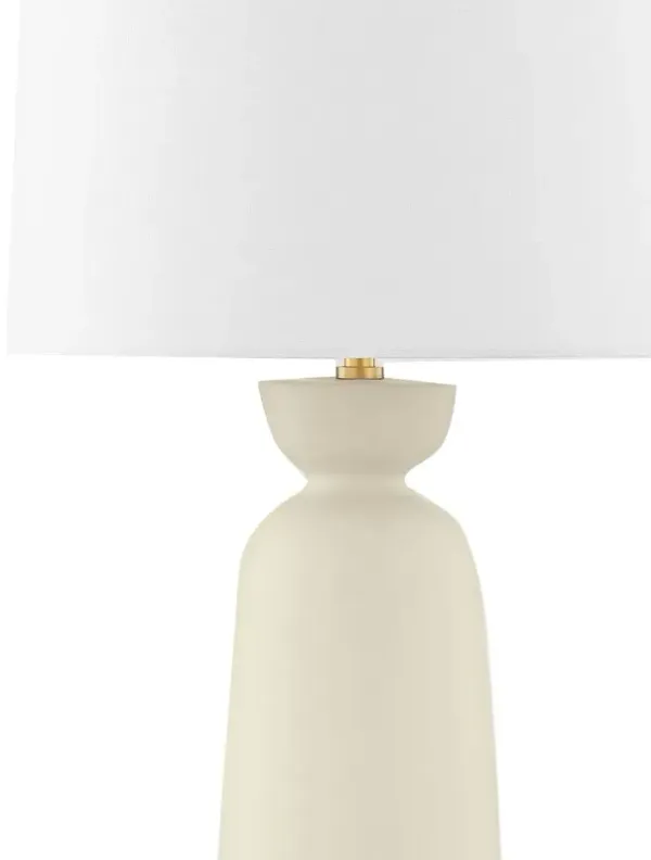 Jagger Table Lamp - Aged Brass/Antique Ivory