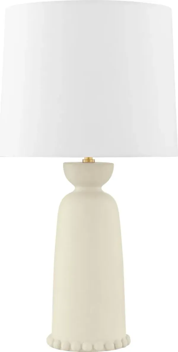 Jagger Table Lamp - Aged Brass/Antique Ivory