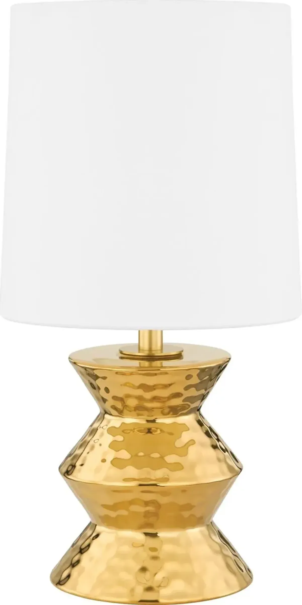 Benedetta Small Table Lamp - Aged Brass - Gold