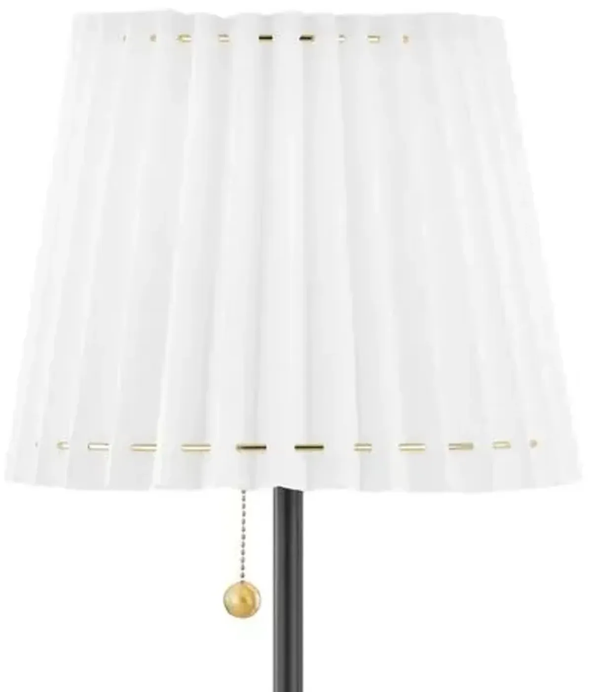 Avi Table Lamp - Belgian Linen - Black