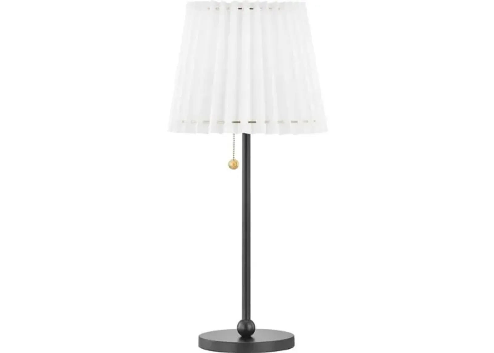 Avi Table Lamp - Belgian Linen - Black