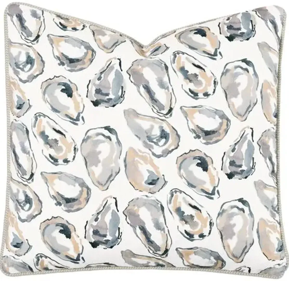 Montauk 20x20 Oyster Pillow - White/Pastel