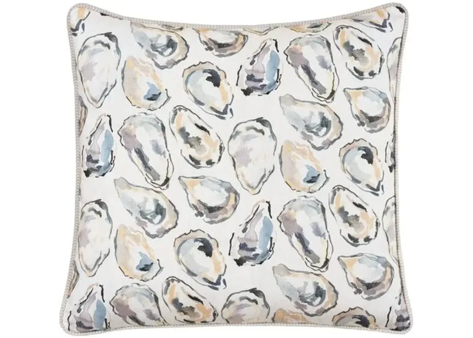 Montauk 20x20 Oyster Pillow - White/Pastel