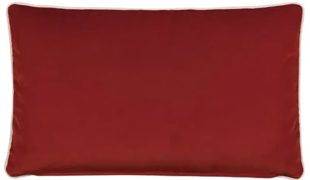 Kona Zebra Velvet Lumbar Pillow