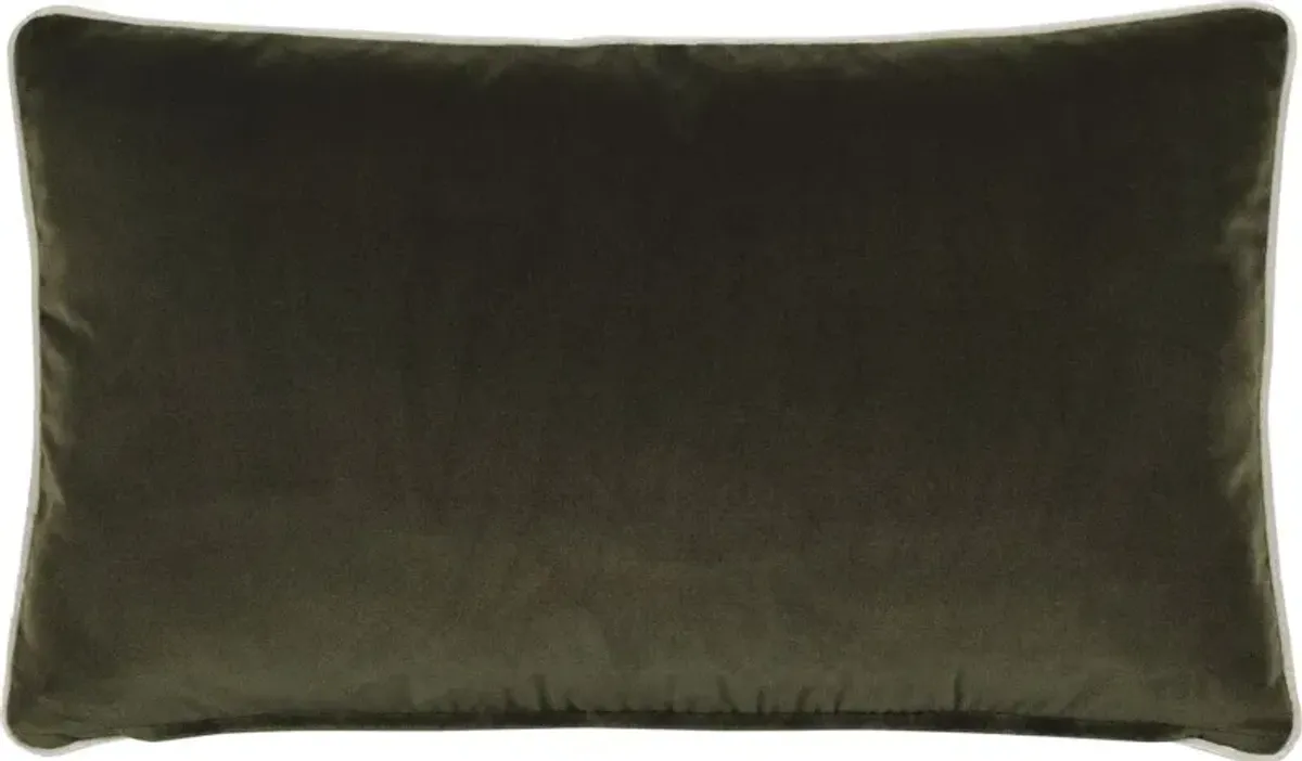 Kona Zebra Velvet Lumbar Pillow