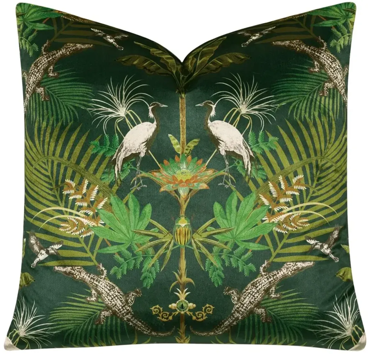 Juniper Lush Paradise Pillow, Green