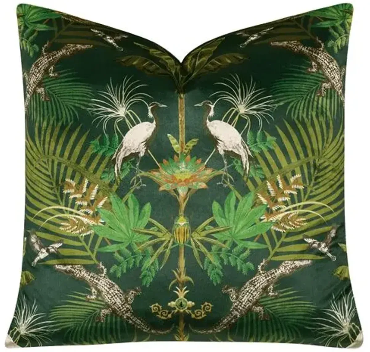 Juniper Lush Paradise Pillow - Green