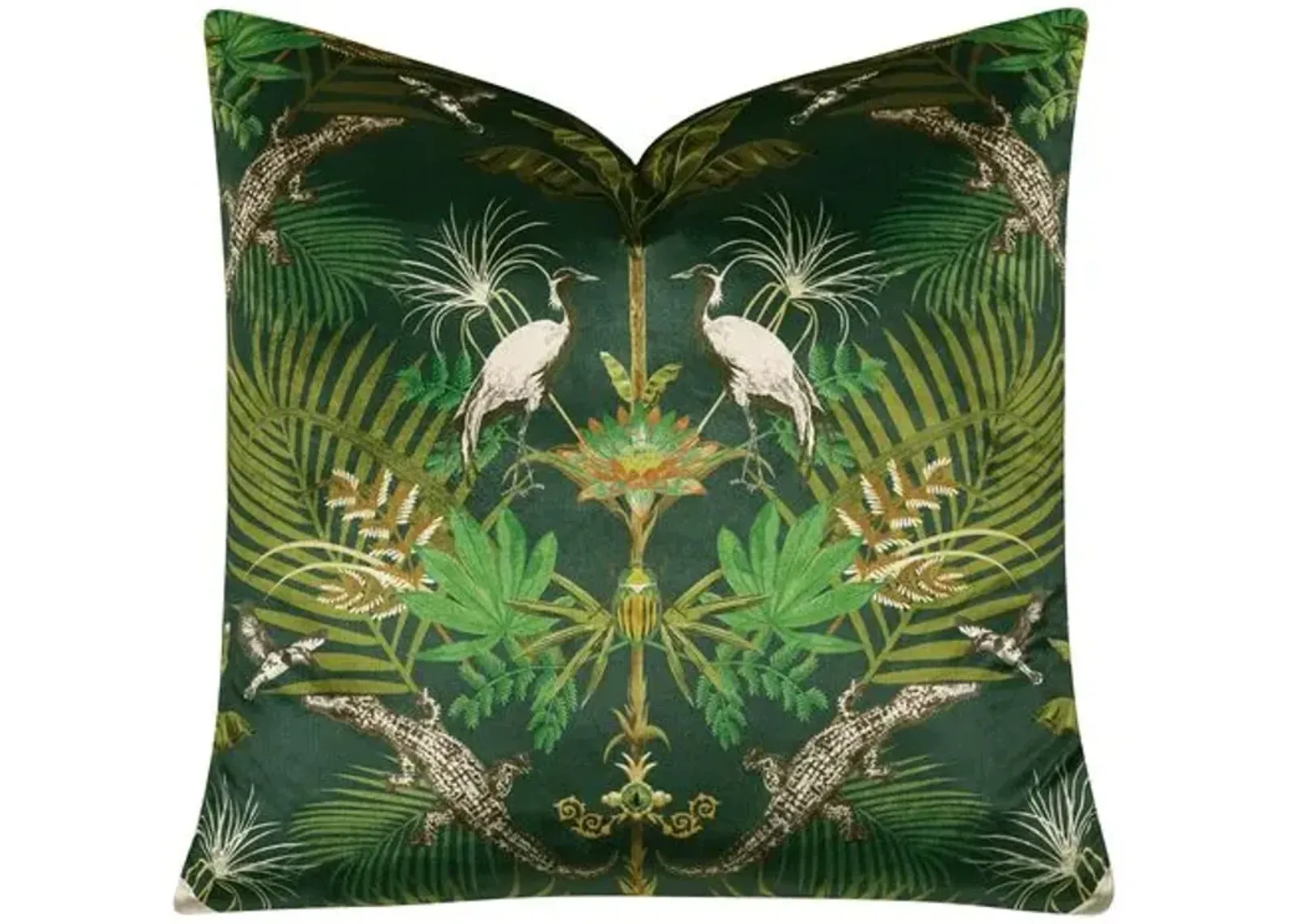 Juniper Lush Paradise Pillow - Green