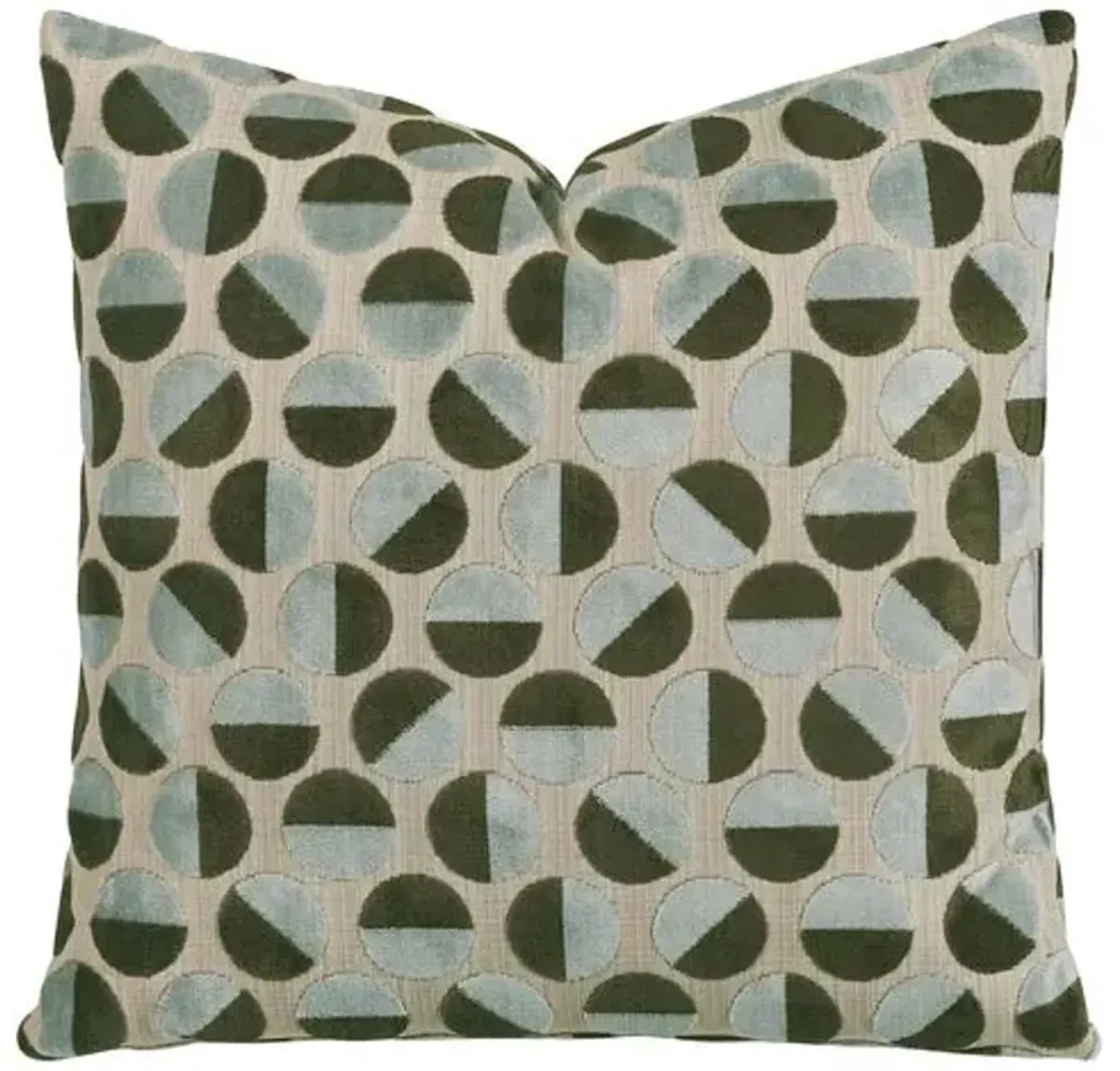 Gigi Pillow - Spa Green