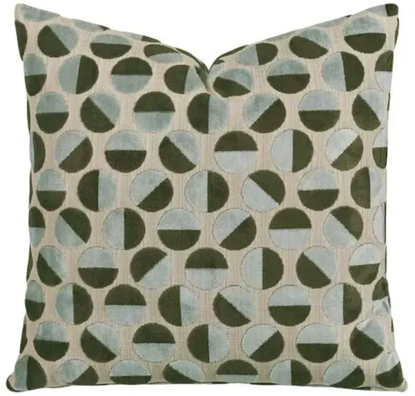 Gigi Geo Velvet Pillow