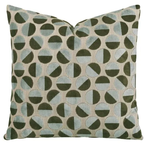 Gigi Pillow - Spa Green