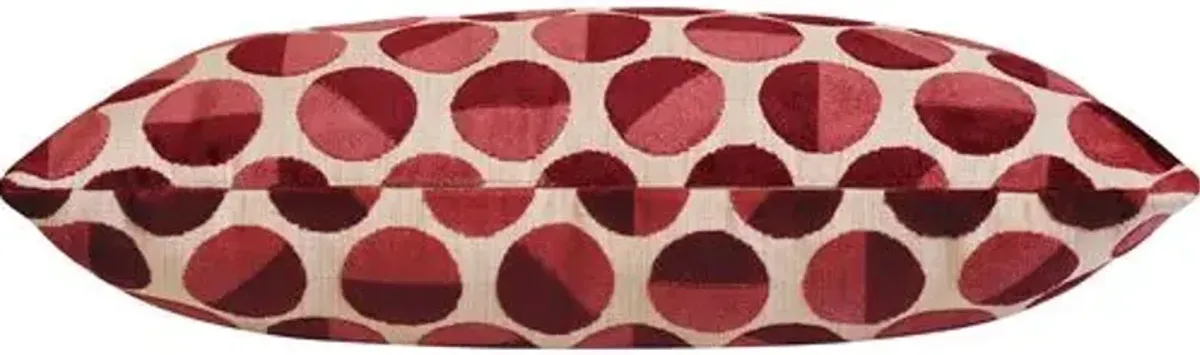 Gigi Lumbar Pillow - Red