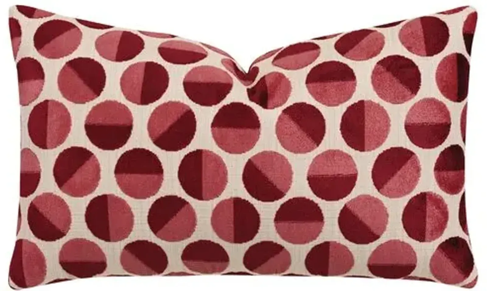 Gigi Lumbar Pillow - Red