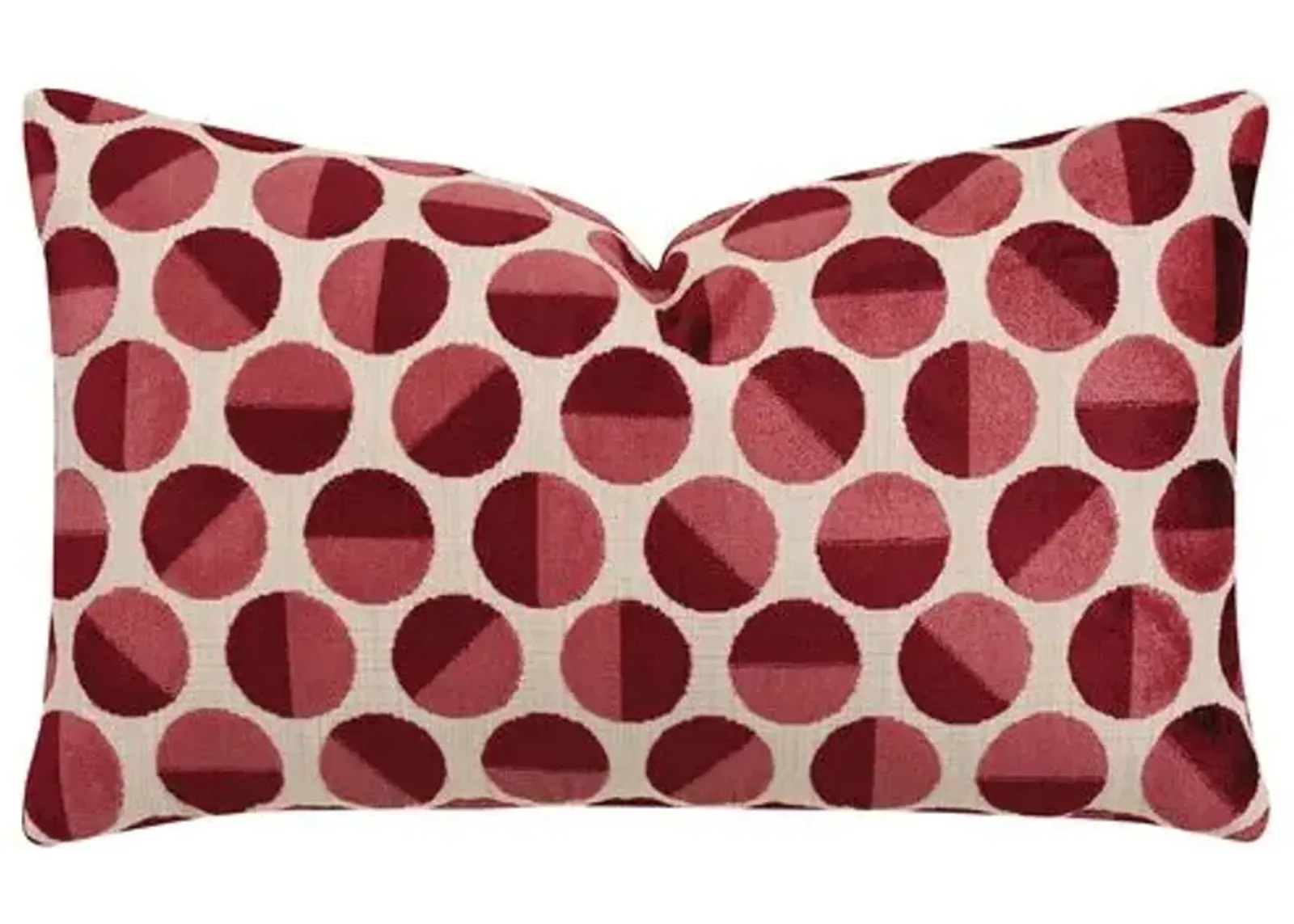 Gigi Lumbar Pillow - Red