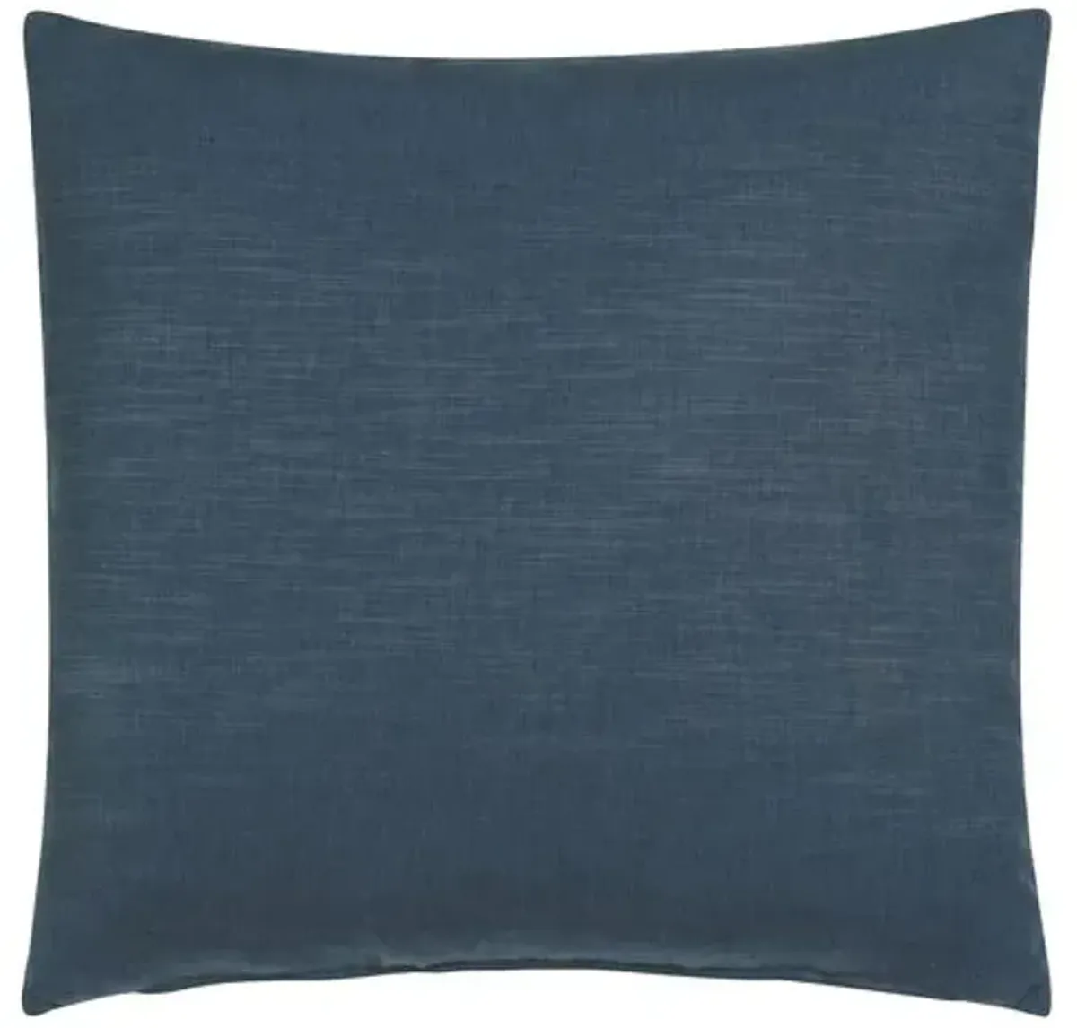 Oceane Embroidered Pillow - Navy/White - Handcrafted