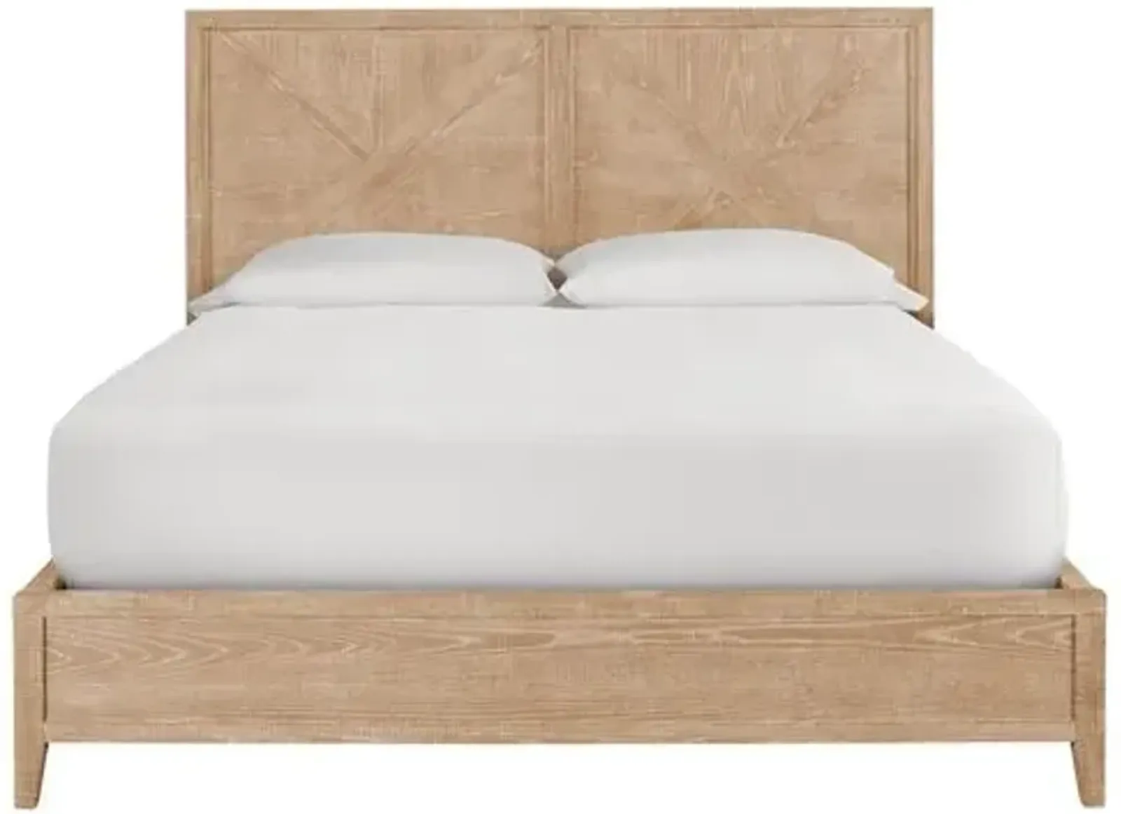 Makena Bed - Rustic Natural Oak - Brown