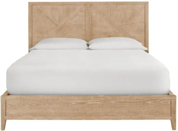 Makena Bed, Rustic Natural Oak